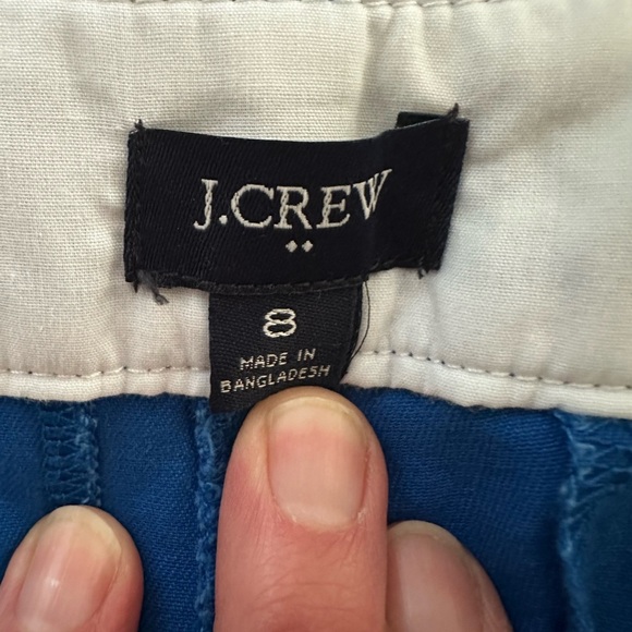 Like New-J.Crew Reimagined Cobalt Blue Shorts‎ Size 8 - Picture 3 of 5